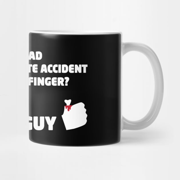 Who Had an Unfortunate Accident and Lost a Finger? This Guy by Made by Popular Demand